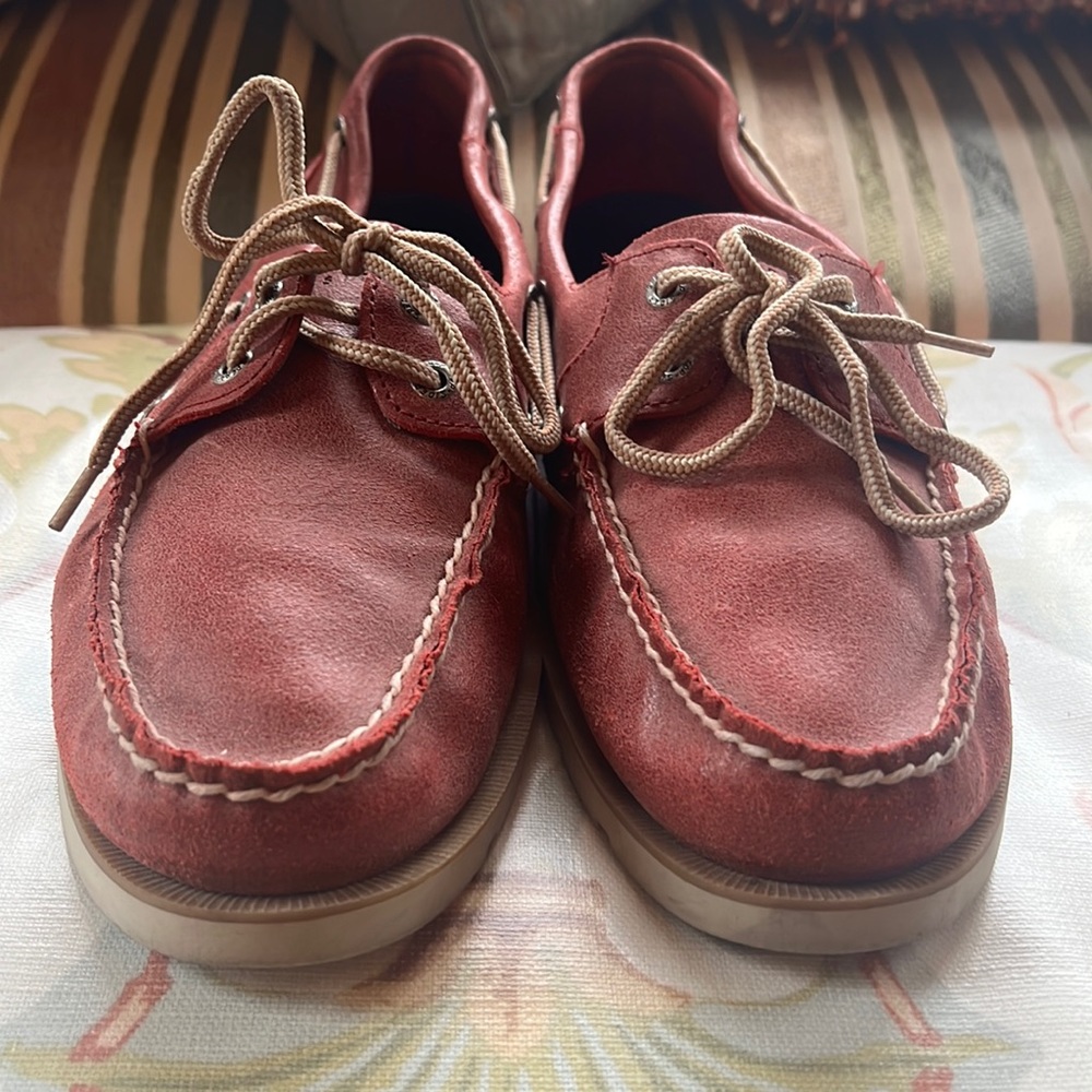 Sperry Boat Shoes Red Men’s size 10.5